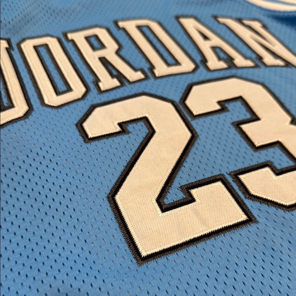 Jordan Black and Blue Basketball Jerseys Classic Design - Picture 14 of 14